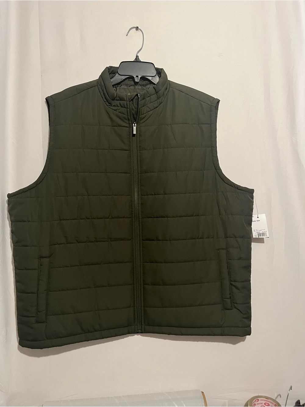 Sonoma Men's Quilted Vest in Olive